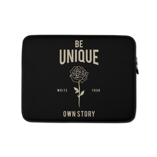 13″ Be Unique, Write Your Own Story Laptop Sleeve by Design Express