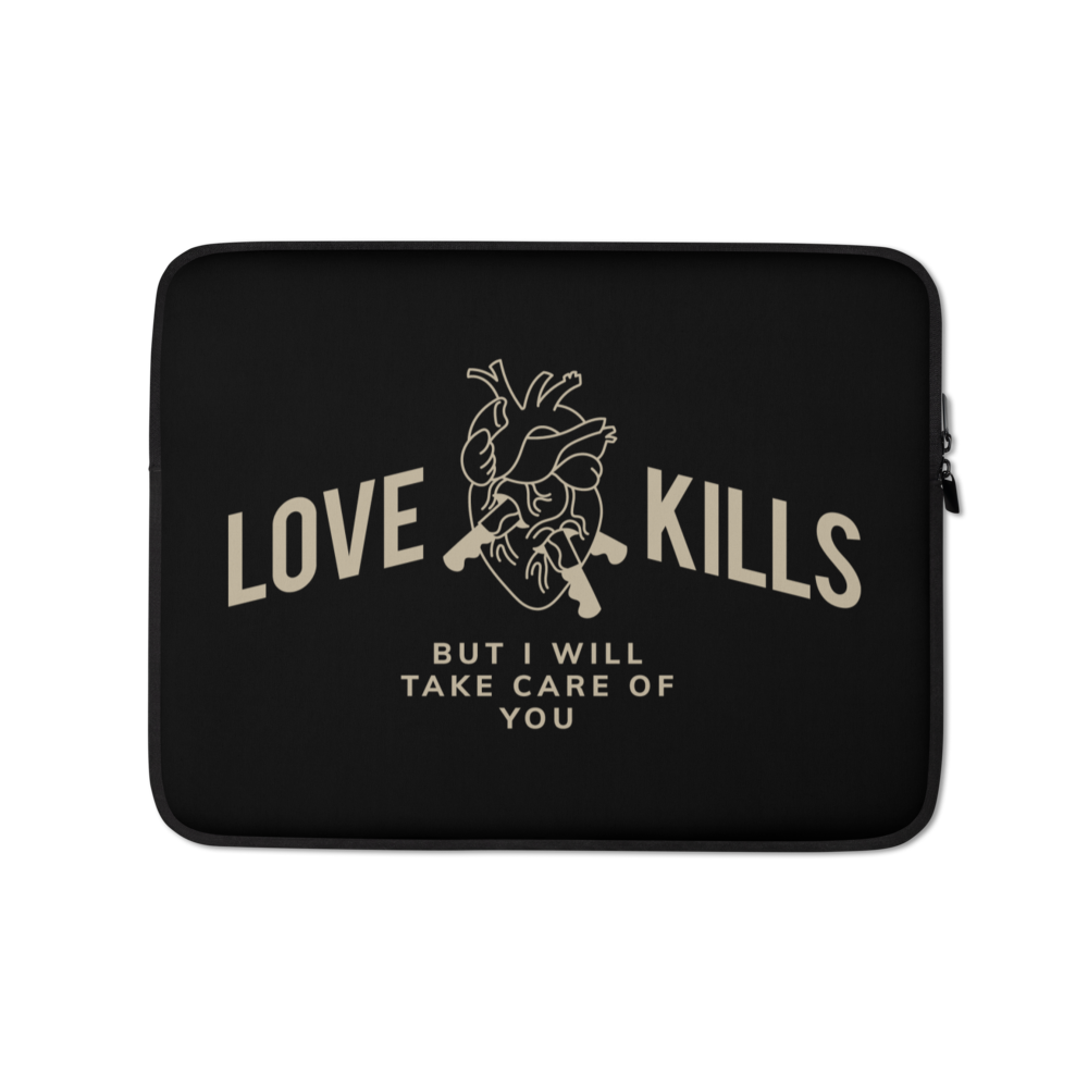 13″ Take Care Of You Laptop Sleeve by Design Express