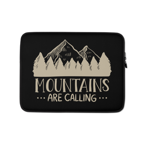 13″ Mountains Are Calling Laptop Sleeve by Design Express