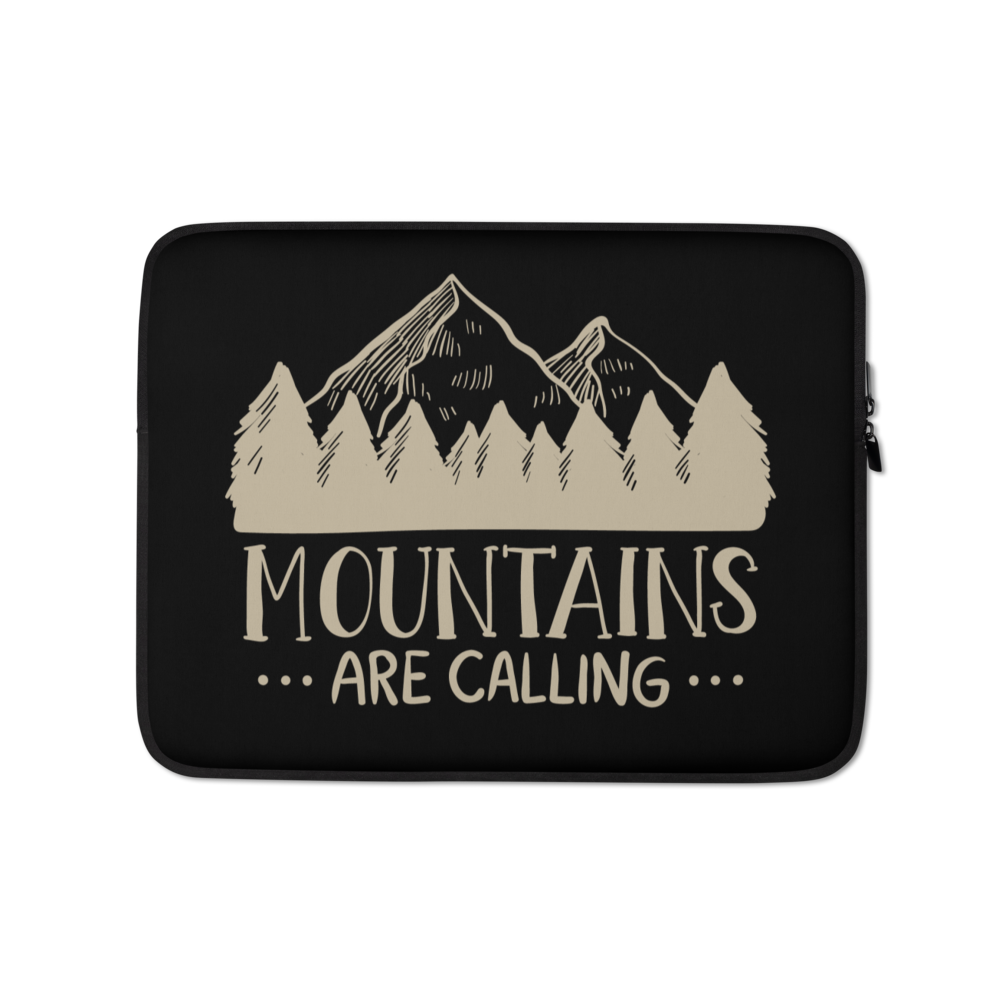 13″ Mountains Are Calling Laptop Sleeve by Design Express