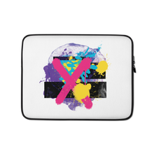 13″ Abstract Series 01 Laptop Sleeve White by Design Express