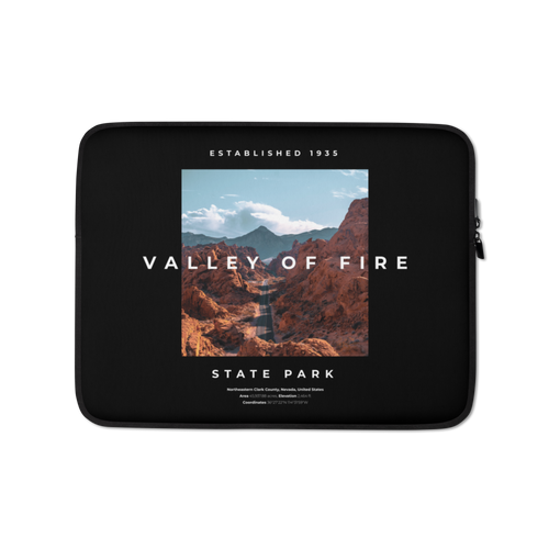 13″ Valley of Fire Laptop Sleeve by Design Express