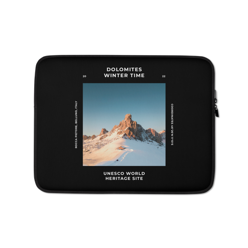 13″ Dolomites Italy Laptop Sleeve by Design Express