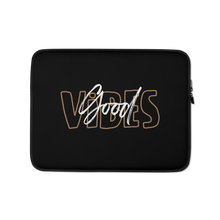 13″ Good Vibes Typo Laptop Sleeve by Design Express