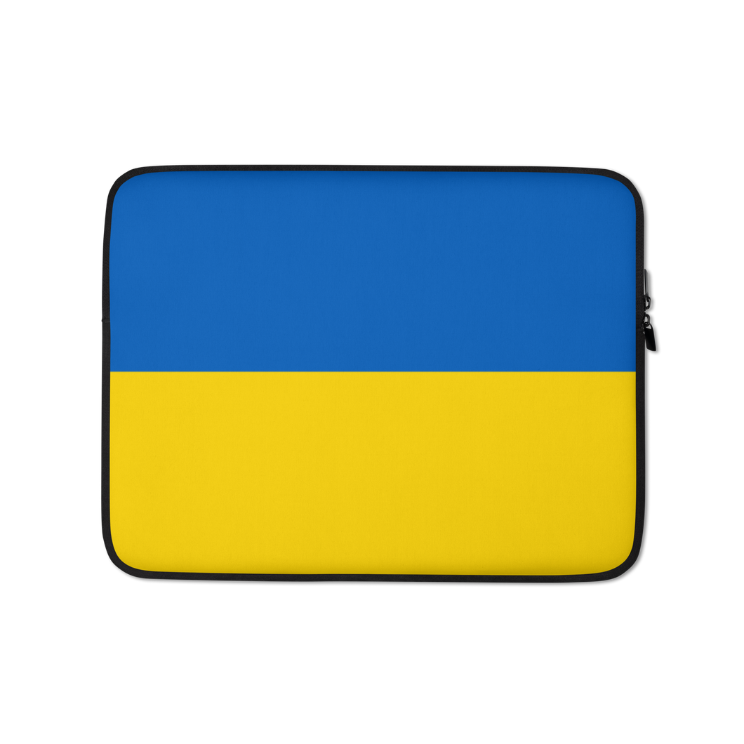 13″ Ukraine Flag (Support Ukraine) Laptop Sleeve by Design Express