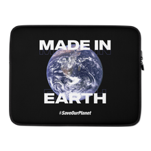 15″ Save Our Planet, Made in Earth Laptop Sleeve by Design Express