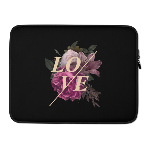 15″ Love Flower Laptop Sleeve by Design Express