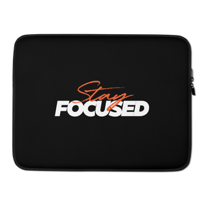 15″ Stay Focused (Motivation) Laptop Sleeve by Design Express