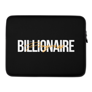 15″ Billionaire in Progress (motivation) Laptop Sleeve by Design Express