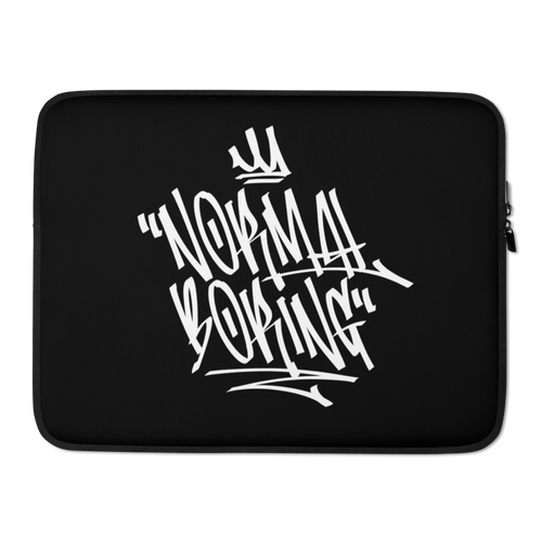 15″ Normal is Boring Graffiti (motivation) Laptop Sleeve by Design Express