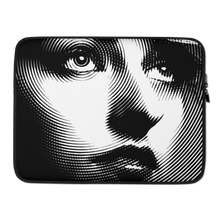 15″ Face Art Black & White Laptop Sleeve by Design Express