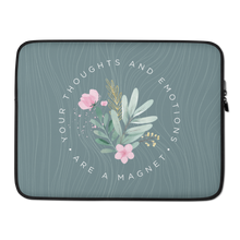 15″ Your thoughts and emotions are a magnet Laptop Sleeve by Design Express