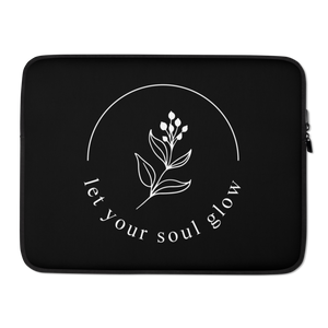 15″ Let your soul glow Laptop Sleeve by Design Express