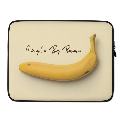 15″ I've got a big banana Laptop Sleeve by Design Express