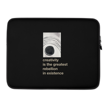 15″ Creativity is the greatest rebellion in existence Laptop Sleeve by Design Express