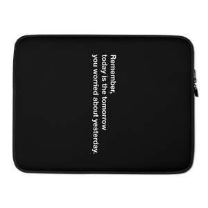 15″ Remember Quotes Laptop Sleeve by Design Express