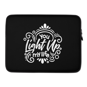 15″ You Light Up My Life Laptop Sleeve by Design Express