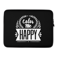 15″ Color Me Happy Laptop Sleeve by Design Express