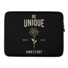 15″ Be Unique, Write Your Own Story Laptop Sleeve by Design Express