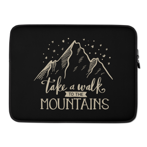 15″ Take a Walk to the Mountains Laptop Sleeve by Design Express