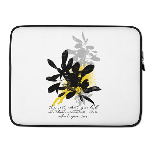 15″ It's What You See Laptop Sleeve by Design Express