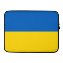 15″ Ukraine Flag (Support Ukraine) Laptop Sleeve by Design Express