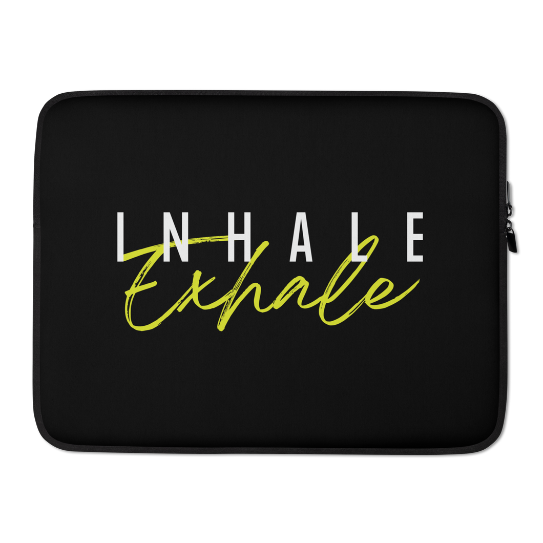 Inhale Exhale Laptop Sleeve