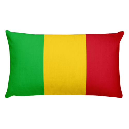 Default Title Mali Flag Allover Print Rectangular Pillow Home by Design Express