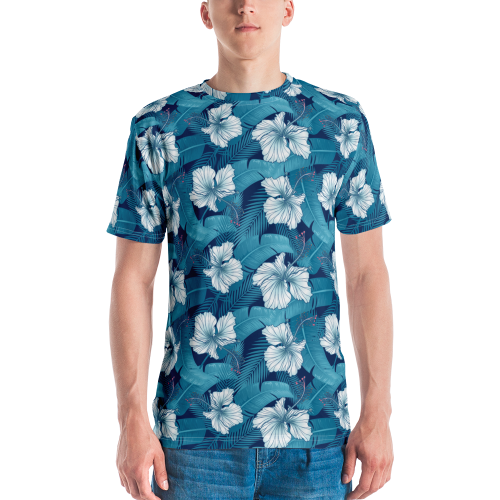 XS Hibiscus Leaf Men's T-shirt by Design Express