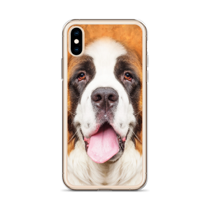 Saint Bernard Dog iPhone Case by Design Express