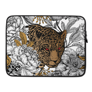 15 in Leopard Head Laptop Sleeve by Design Express