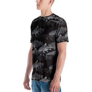 Grey Black Catfish Men's T-shirt by Design Express