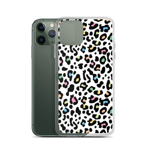 Color Leopard Print iPhone Case by Design Express