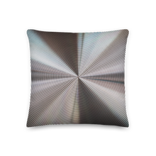 18×18 Hypnotizing Steel Square Premium Pillow by Design Express