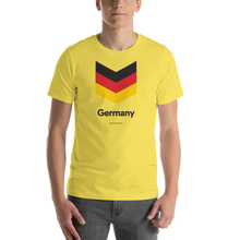 Yellow / S Germany "Chevron" Unisex T-Shirt by Design Express