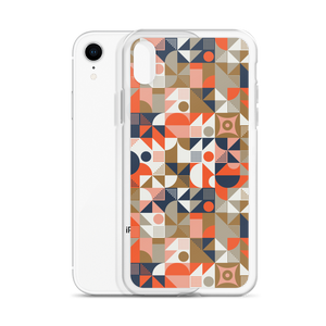 Mid Century Pattern iPhone Case by Design Express