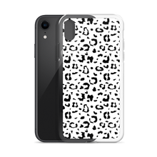 Black & White Leopard Print iPhone Case by Design Express