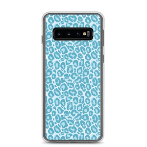 Samsung Galaxy S10 Teal Leopard Print Samsung Case by Design Express