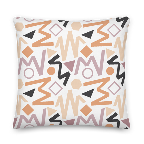 22×22 Soft Geometrical Pattern Premium Pillow by Design Express