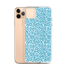 Teal Leopard Print iPhone Case by Design Express