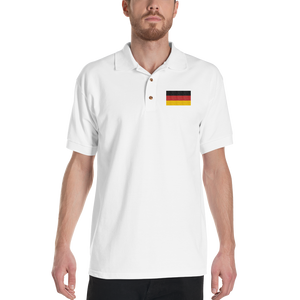 Germany Flag Embroidered Polo Shirt by Design Express