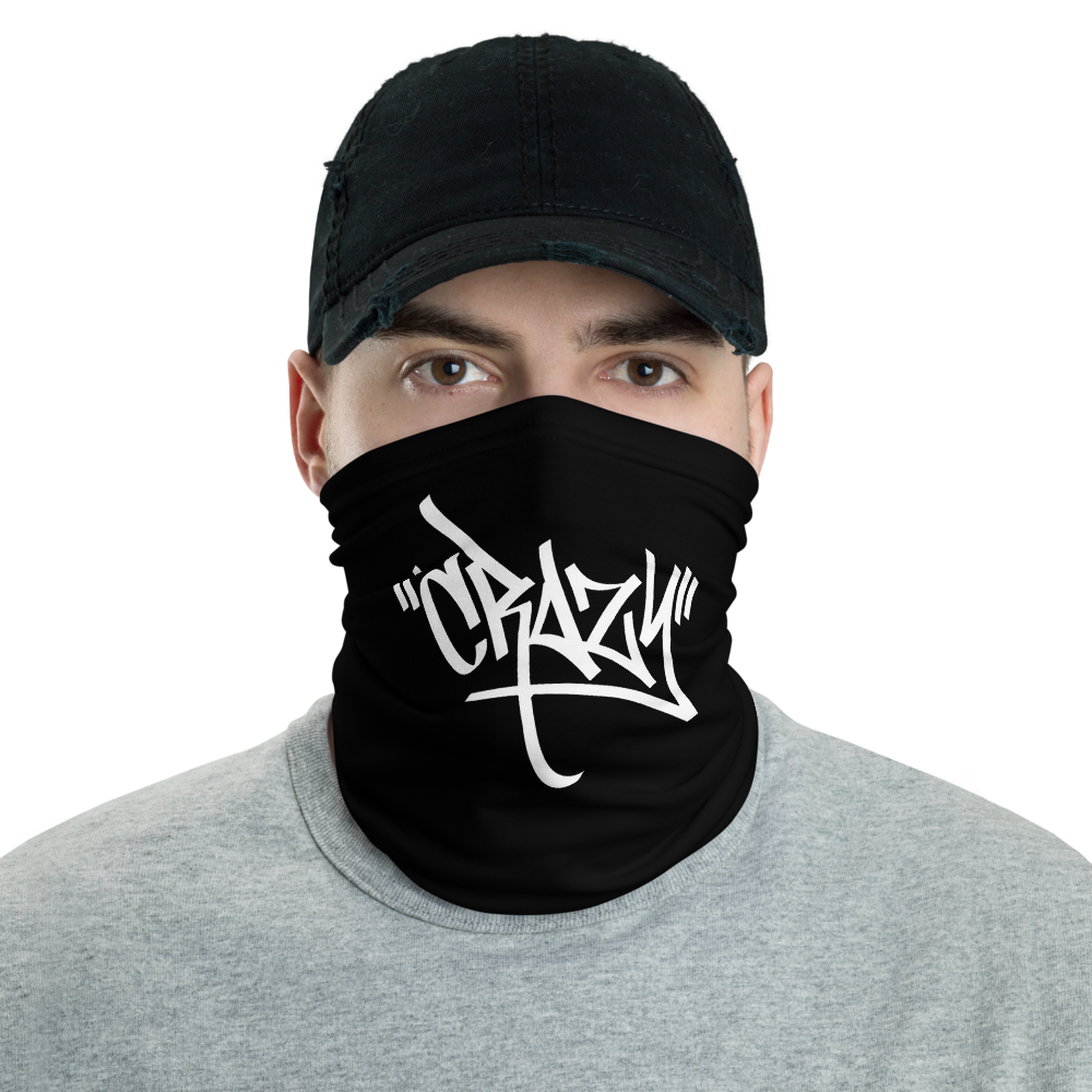 Default Title Crazy Graffiti Neck Gaiter Masks by Design Express