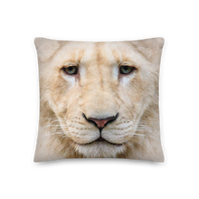 18×18 White Lion Premium Pillow by Design Express