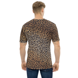 Leopard Brown Pattern Men's T-shirt by Design Express