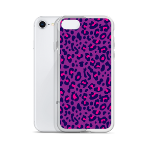 Purple Leopard Print iPhone Case by Design Express