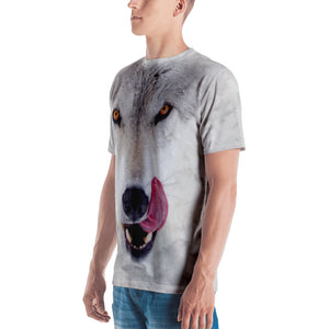 Wolf "All Over Animal" Men's T-shirt All Over T-Shirts by Design Express