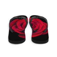 Charming Red Rose Flip-Flops by Design Express