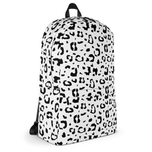 Black & White Leopard Print Backpack by Design Express