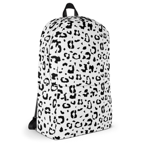 Black & White Leopard Print Backpack by Design Express