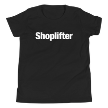 Black / S Shoplifter Unisex Youth T-Shirt by Design Express